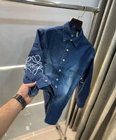 LoEwE dark blue Designer Imported Denim Jacket