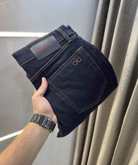 Ferragamo Dark Blue Imported Classic Denim