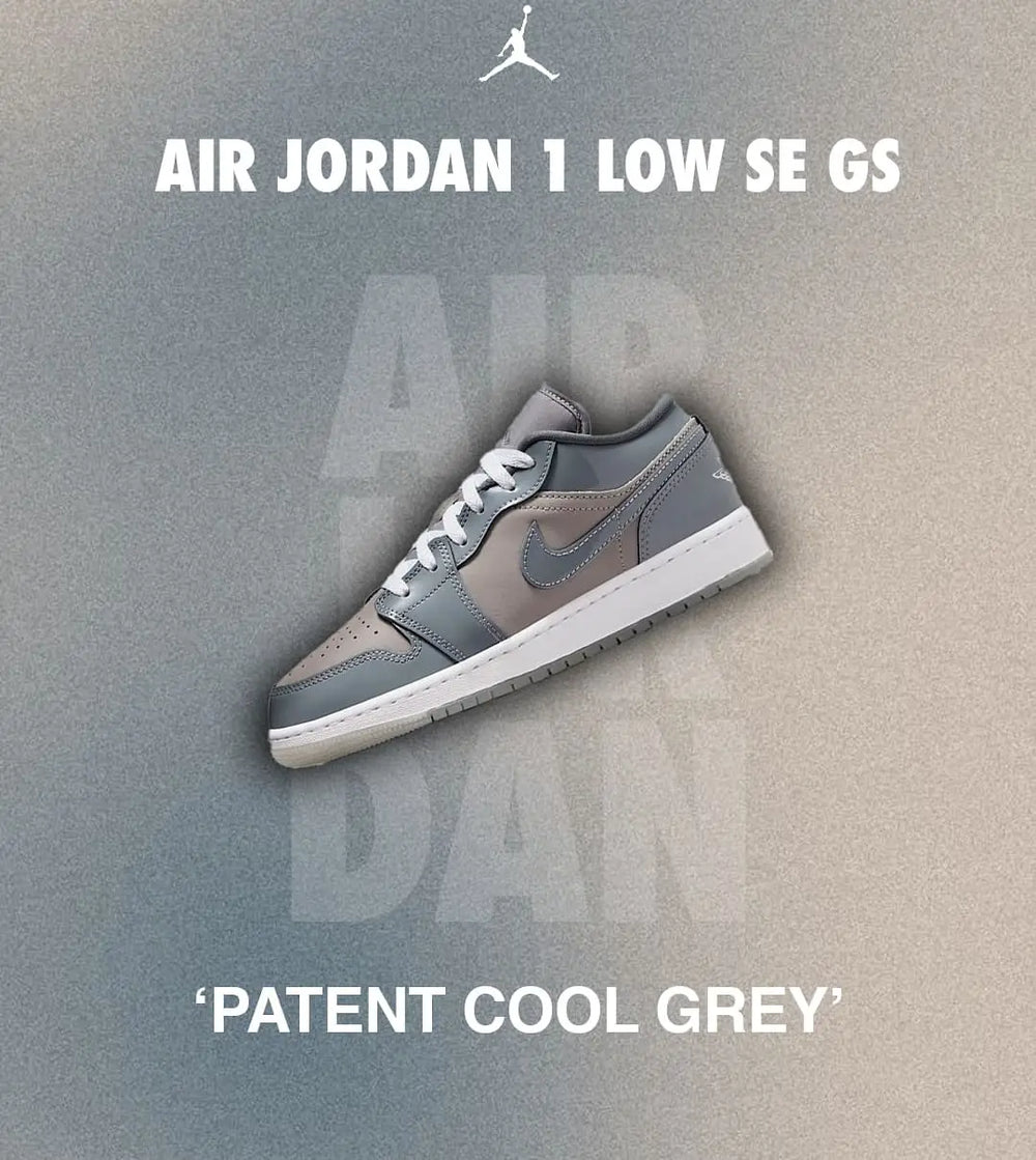 Nike Air Jordan 1 Low SE MEDIUM GREY COOL GREY WHITE