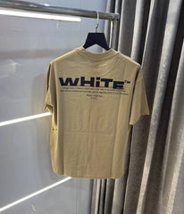 Off White Beige Imported Oversized T-Shirt