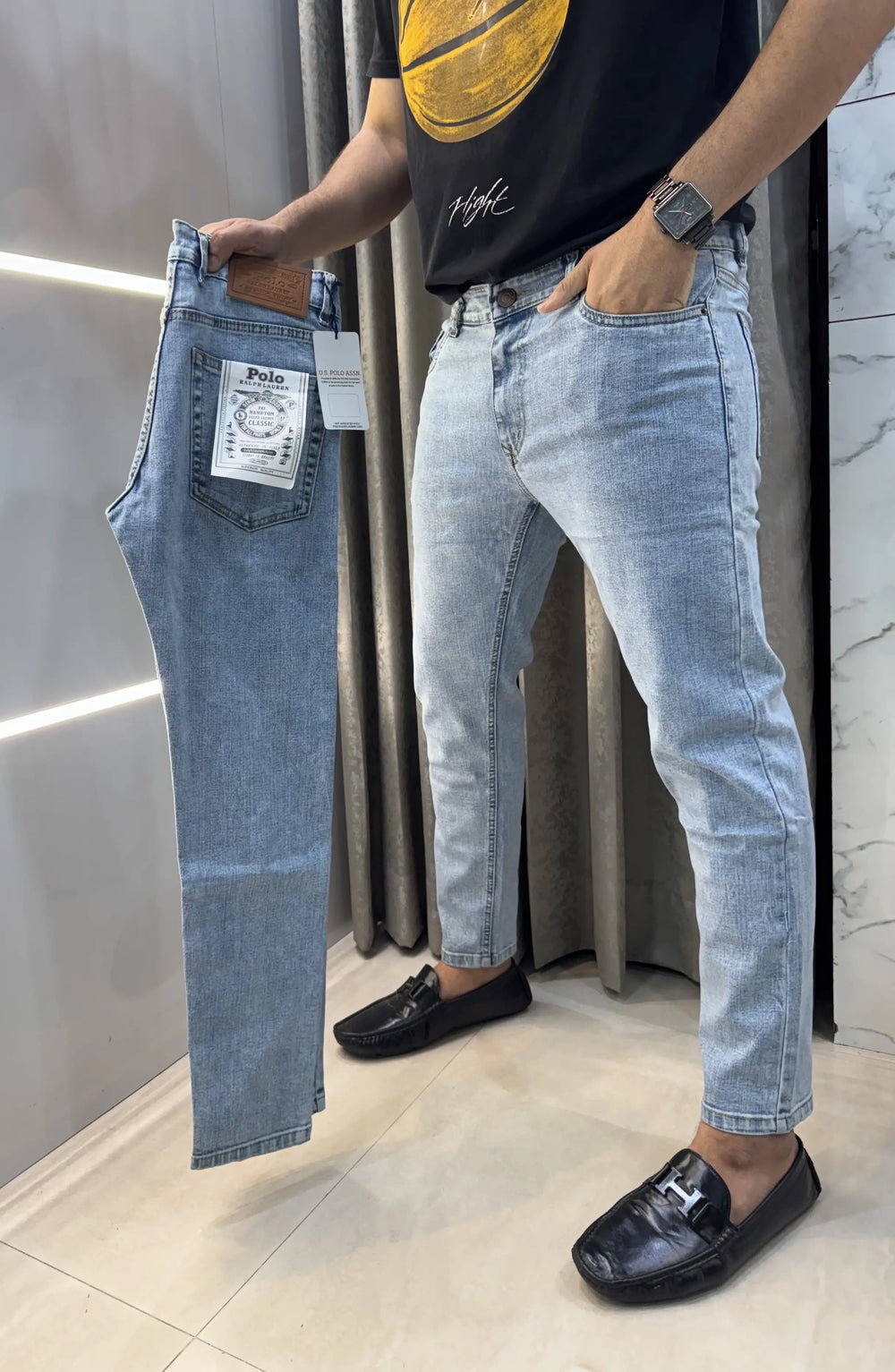 Ralph Lauren Sky Blue Imported Classic Denim