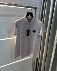 Balmai n Paris Peach Logo Work Imported Polo T-Shirt