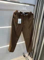 Loewe Dark Brown Premium Imported Belt Strech Trouser