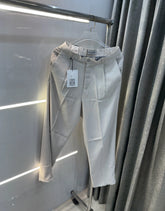 Loewe Cream Premium Imported Belt Strech Trouser