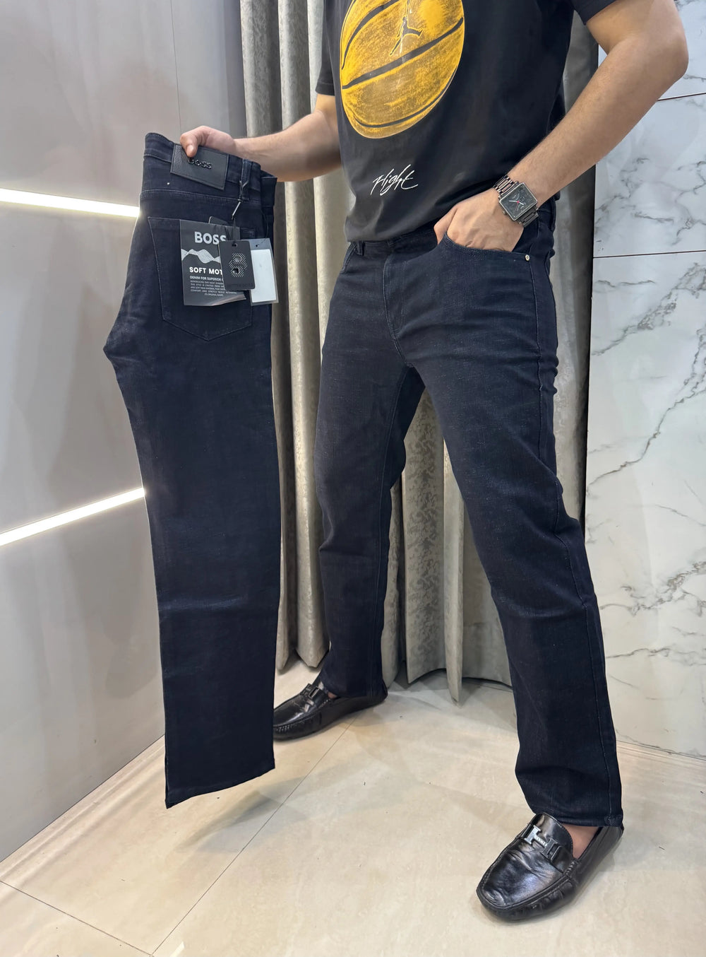 Hugo Boss dark Blue Imported Classic Denim