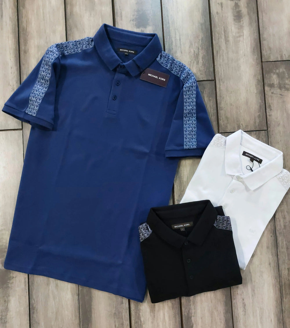 Michael Kors Petrol Blue Premium Polo T-shirt
