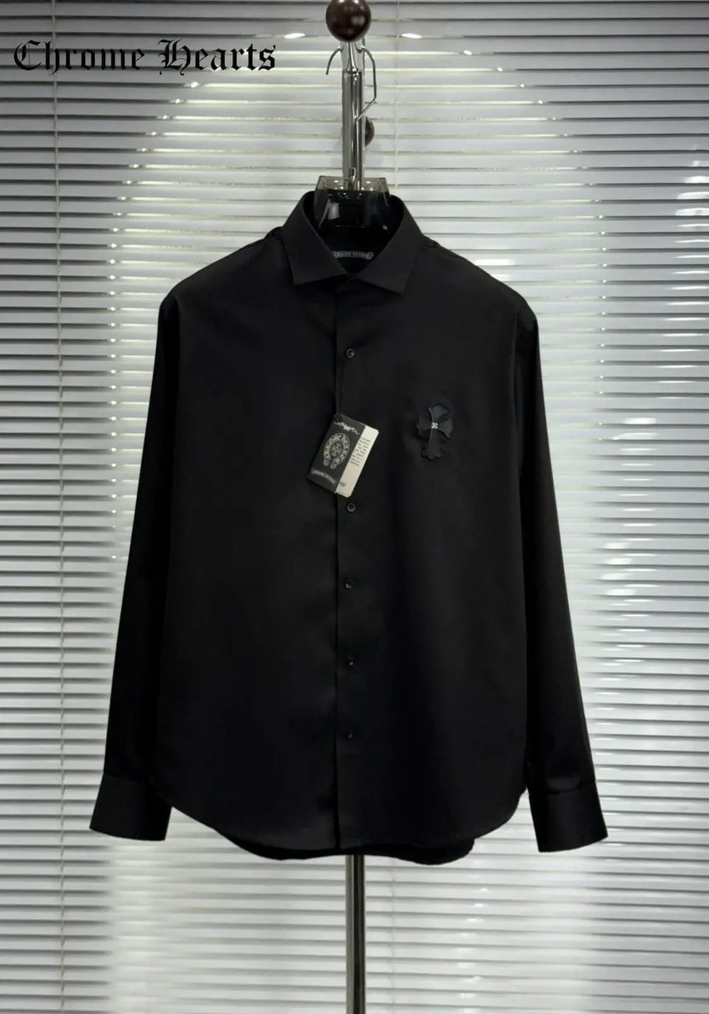 Chrome Hearts Black Logo Work Premium Shirt
