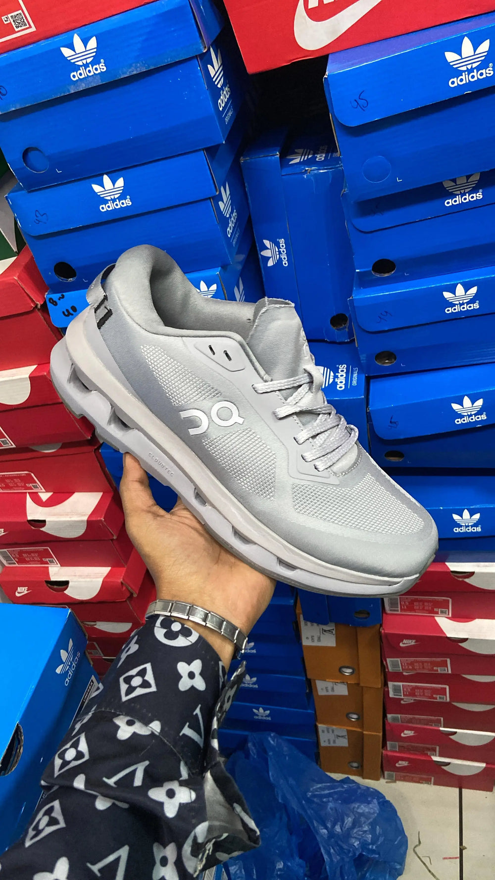 On Cloudzone ALLOY ROCK COLORWAY