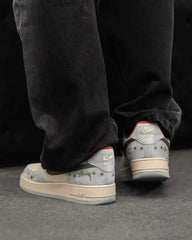 Nike Air Force 1 Low STUSSY X GREY RED