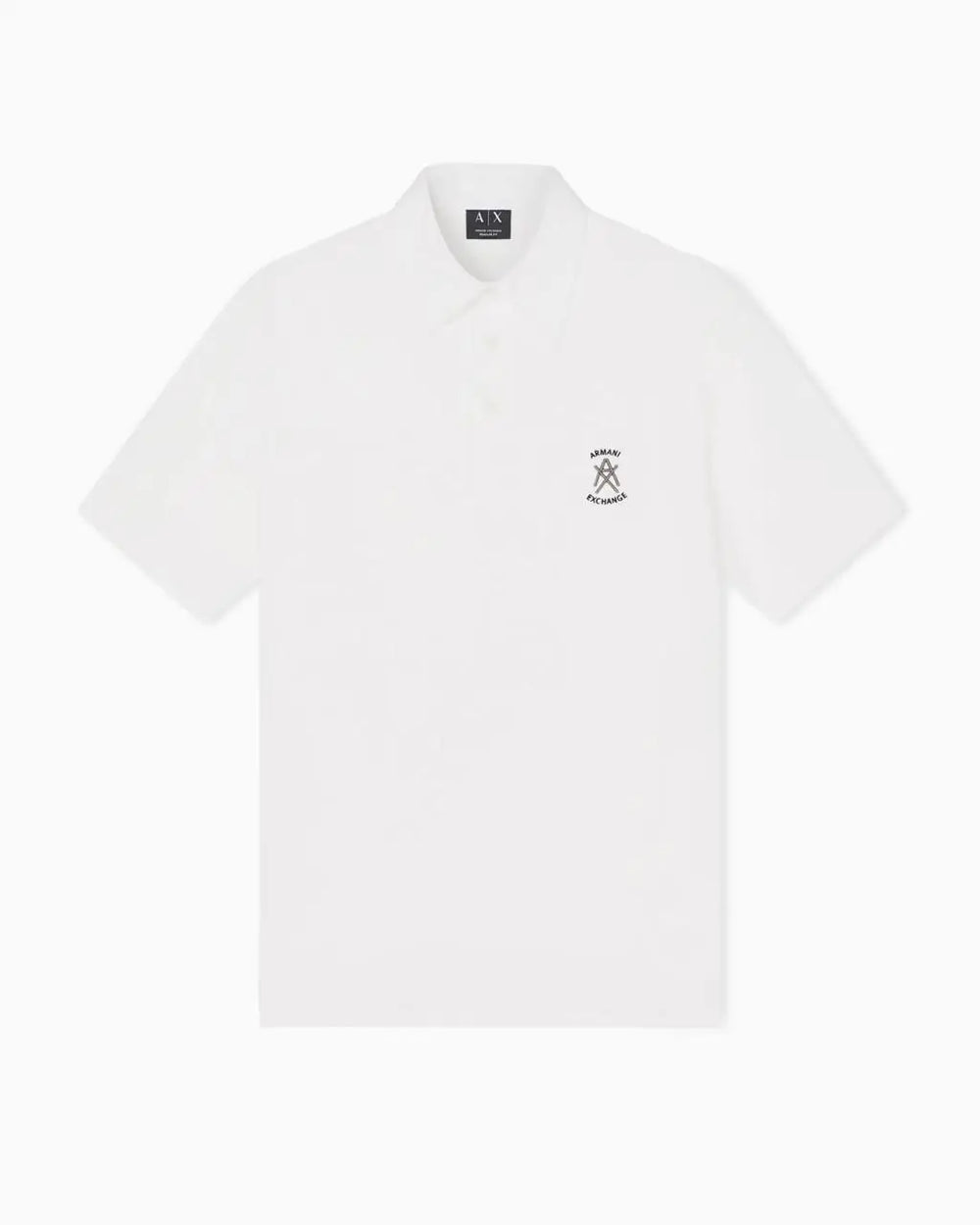 Arman i Exchange White Logo Work Premium Polo T-Shirt