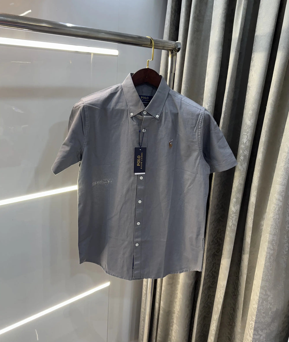 Ralph Lauren Dark Grey Premium Linen Shirt