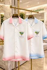 Casablanca Pink Premium Loose Fit Shirt