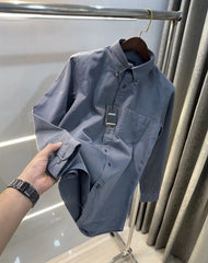 Hugo Boss Light Grey Logo Work Premium Shirt