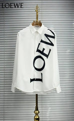 Loewe White Designer CR7 Edition Premium Shirt With Box Packing