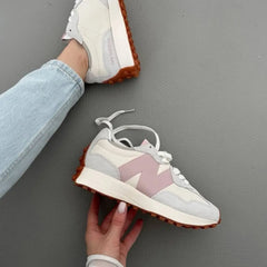 WMN NE.W BALANCE 327 GREY PINK WOMEN
