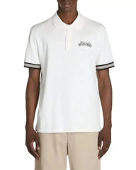Moncler White Logo Work Premium Polo T-shirt