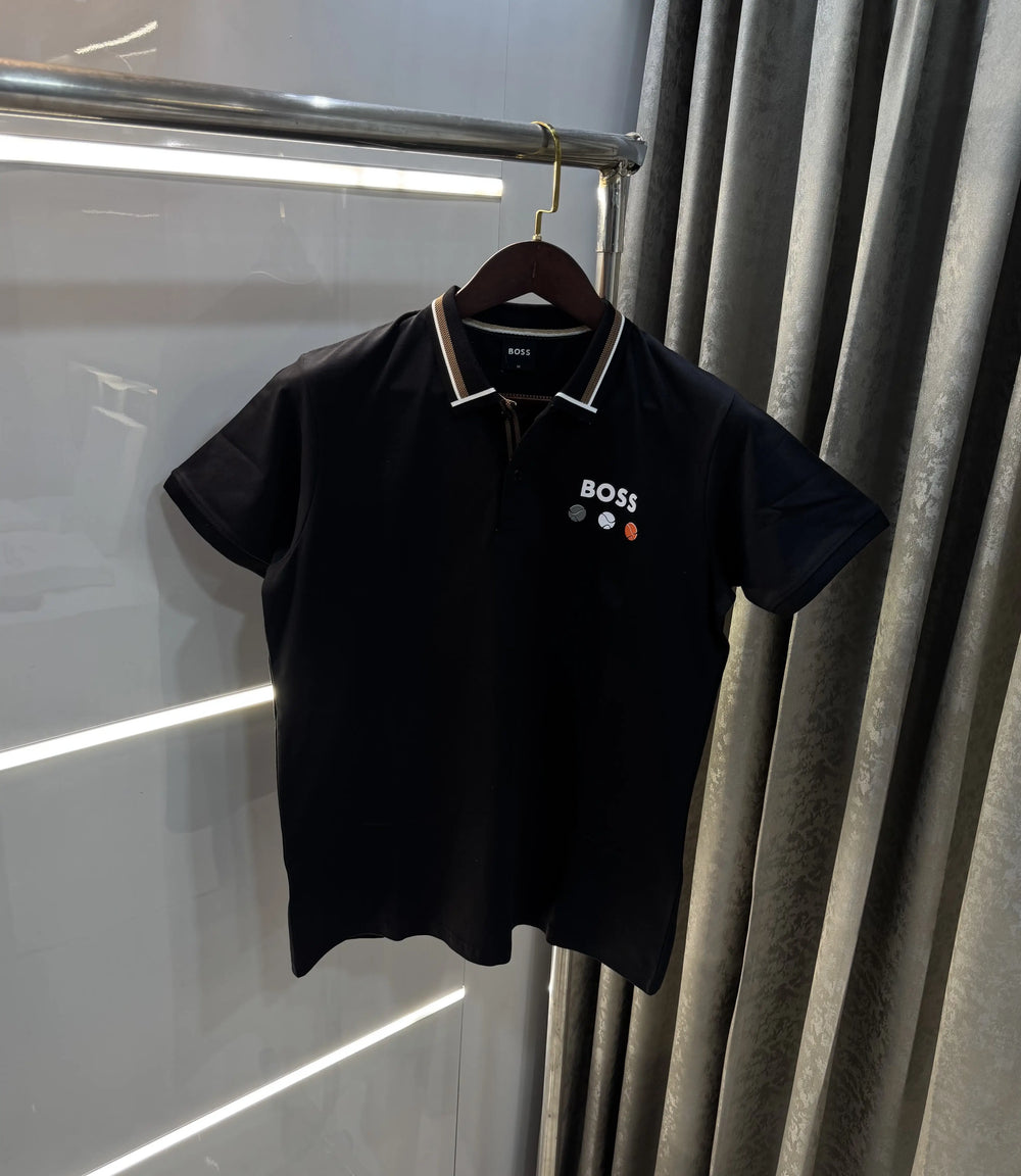 Hugo Boss Black Premium Polo T-shirt With Box Packing