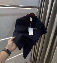 Calvin Klein Navy Blue Logo Work Premium Polo T-Shirt