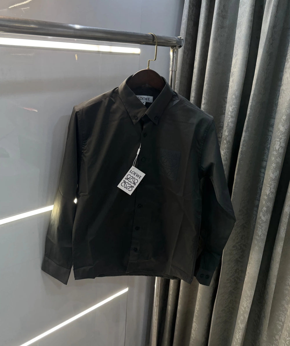 Loewe Dark Grey Logo Work Premium Shirt