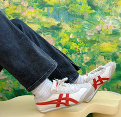 Onitsuka Tiger Mexico 66 VIN Beige White Red 7A Premium Sneakers (D-2068)