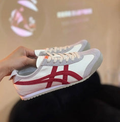 Onitsuka Tiger Mexico 66 VIN Beige White Red 7A Premium Sneakers (D-2068)