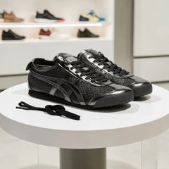Onitsuka Tiger Mexico 66 Gunmetal Black 7A Premium Sneakers D-2066