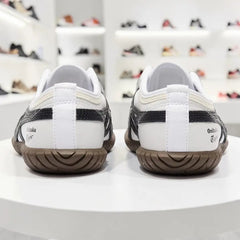 Onitsuka Tiger Tsunahiki Slip-On White Black Mens 7A Premium D-2064