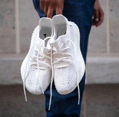 Adidas Yeezy 350 V2 Bone Girls Semi UA 7A Quality Full Kit Accessories (D-2061)