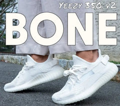 Adidas Yeezy 350 V2 Bone Girls Semi UA 7A Quality Full Kit Accessories (D-2061)