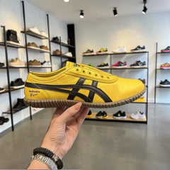 Onitsuka Tiger Tsunahiki Slip-On Sunflower Yellow Black 7A Premium D-2060