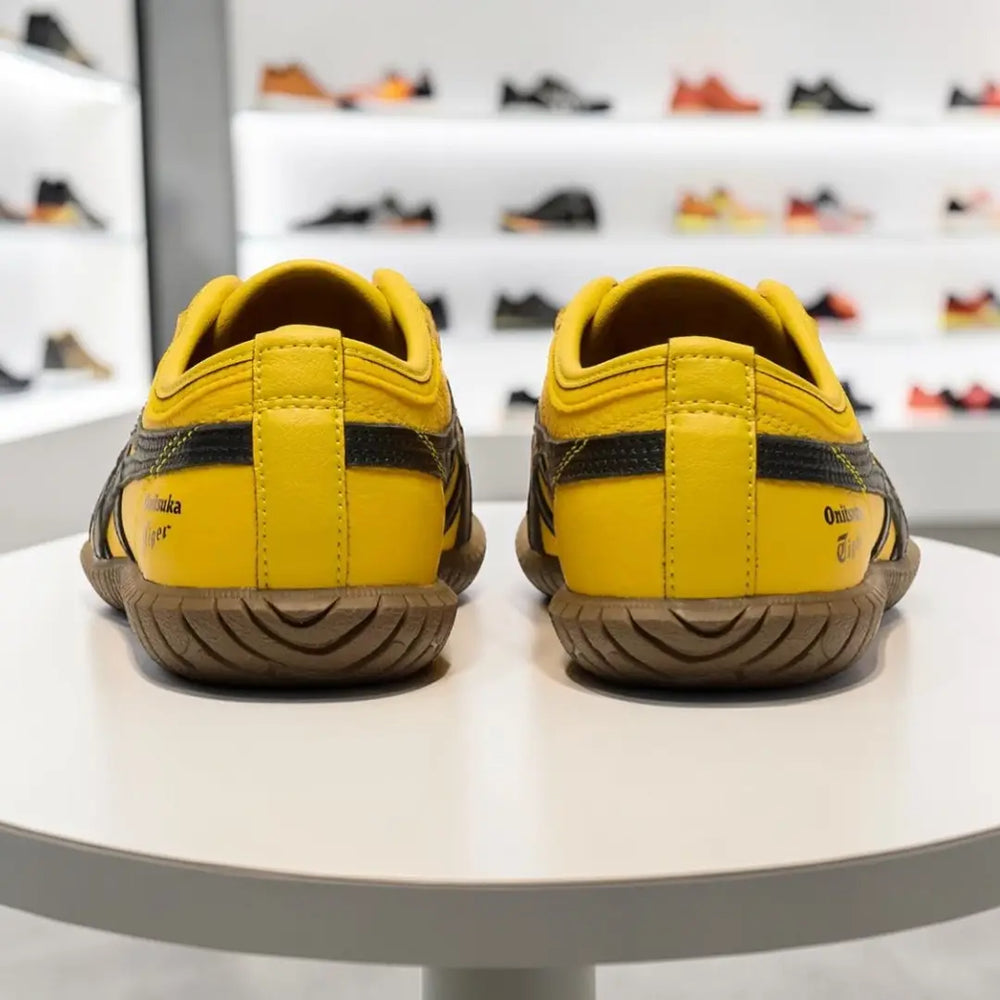 Onitsuka Tiger Tsunahiki Slip-On Sunflower Yellow Black 7A Premium D-2060