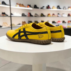 Onitsuka Tiger Tsunahiki Slip-On Sunflower Yellow Black 7A Premium D-2060