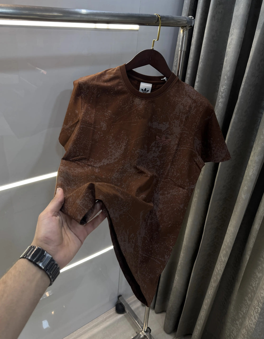 Adidas Brown Premium Oversized T-Shirt