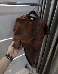Adidas Brown Premium Oversized T-Shirt
