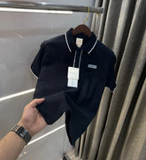 Calvi n Klei n Navy Blue Logo Work Premium Polo T-Shirt