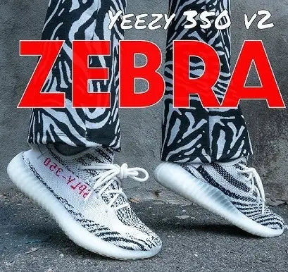 Adidas Yeezy 350 V2 Zebra Girls Semi UA 7A Quality Full Accessories D-2025