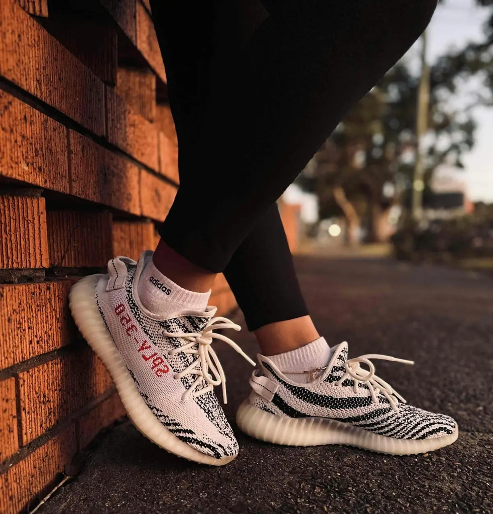 Adidas Yeezy 350 V2 Zebra Girls Semi UA 7A Quality Full Accessories D-2025