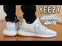 Adida_s Yeezy 350 V2 Cloud White Reflective For Girls Semi UA Quality Full Accessories (D-2054)