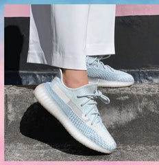Adida_s Yeezy 350 V2 Cloud White Reflective For Girls Semi UA Quality Full Accessories (D-2054)