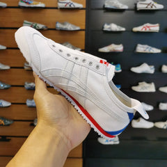 Onitsuka TigerMexico 66 Slip-On White Red Blue D-2050