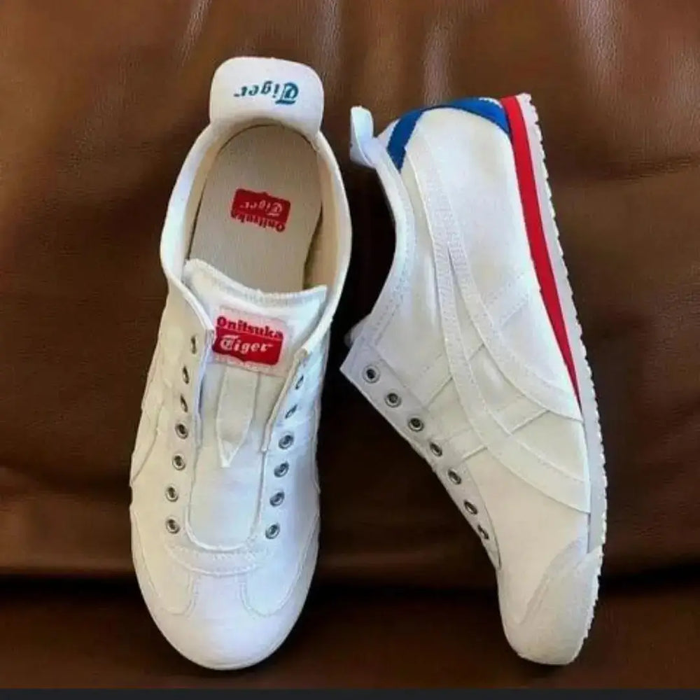 Onitsuka TigerMexico 66 Slip-On White Red Blue D-2050