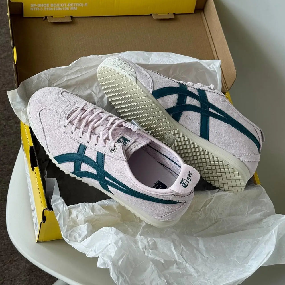 Onitsuka Tiger Mexico 66 SD Crystal Pink Spruce Green 7A Premium (D-2032)