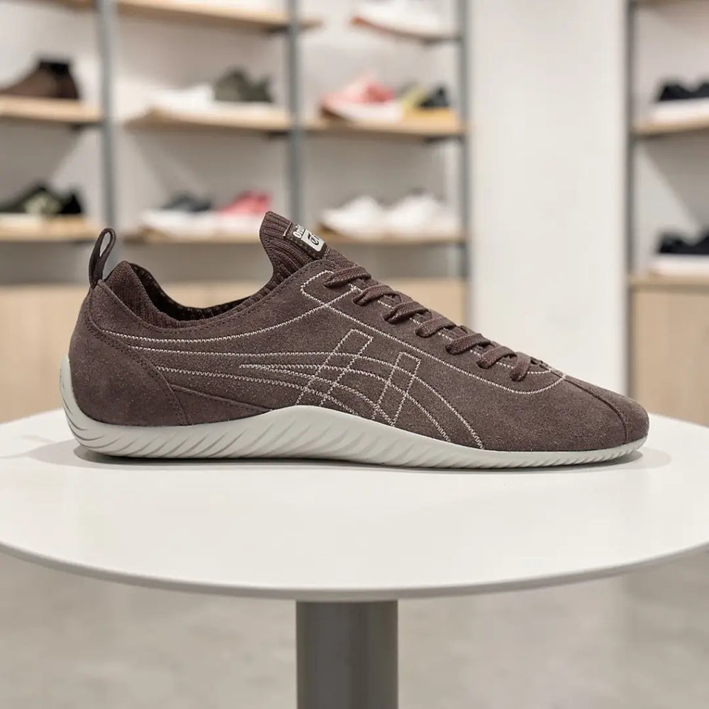 Onitsuka Tiger Sclaw Low Licorice Brown Mens 7A Premium Sneakers (D-2027)