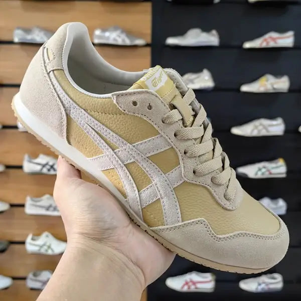 Onitsuka Tiger Serrano Mineral Brown Cream Mens 7A Premium (D-2021)