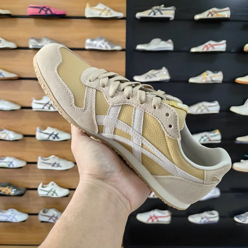 Onitsuka Tiger Serrano Mineral Brown Cream Mens 7A Premium (D-2021)