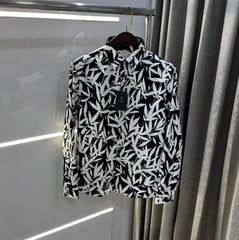 Rare Rabbit White Black Design Imported Shirt