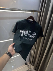 Ralph Lauren Bottle Green Logo Work Premium T-Shirt
