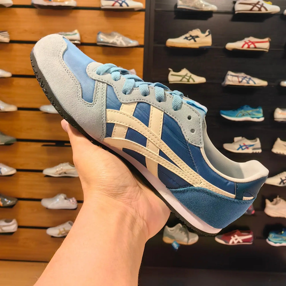 Onitsuk_a Tiger Serrano Arctic Sky White Peach Mens 7A Premium Sneakers D-2019