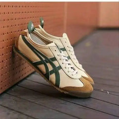 Onitsuk_a Tiger Mexico 66 Beige Grass Green Mens 7A Premium Quality D-1783