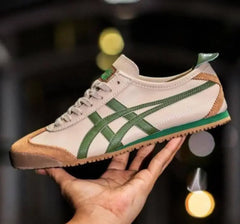 Onitsuk_a Tiger Mexico 66 Beige Grass Green Mens 7A Premium Quality D-1783